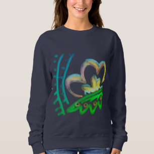Camiseta Funky Abstrato Floral Art para Vestir