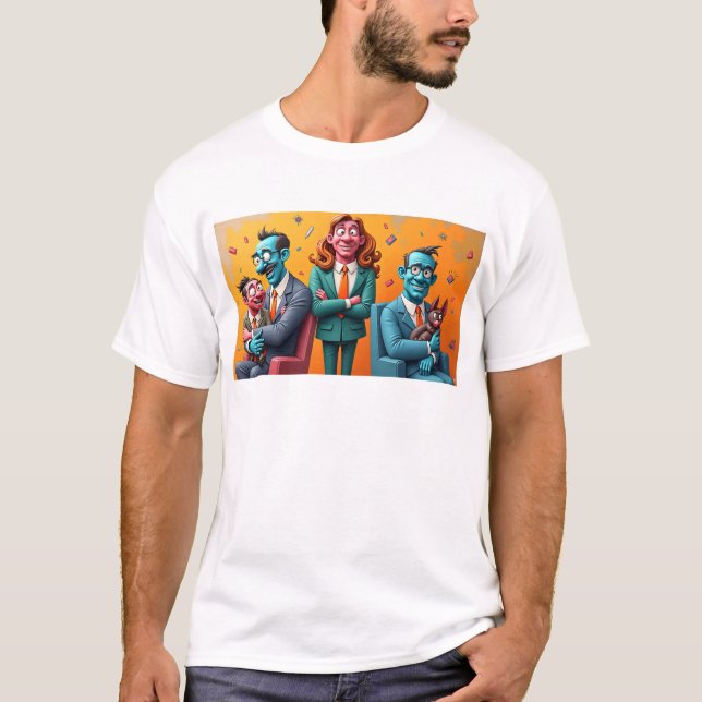 Camiseta Funky Kaiju: Arte de Monstros de Osaka - Espalhe S (Frente)