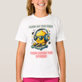 Camiseta Funky Lemon DJ Groove Vibes em Estilo