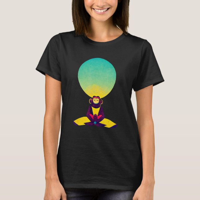 Camiseta Funky Munky Dzogchen Leve Macaco (Frente)