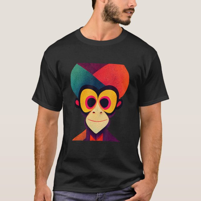 Camiseta Funky Munky Turban Monkey (Frente)