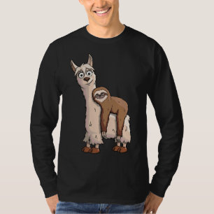 Camiseta Funky Refritiu Lama Andando De Rico Llama