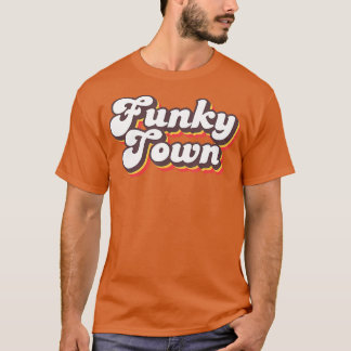 Camiseta Funky Town Roller Disco Outfit Retro 70s Figurume 
