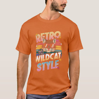 Camiseta Funky Wildcat in Sunglasses Retro 80s Style family