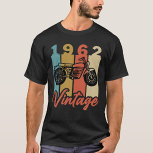 Camiseta Funny 1962 Birth Year Vintage Retro Motorcycle Bir