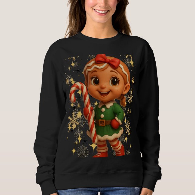 Camiseta Funny 3D Cartoon Ugly Christmas Sweatshirt (Frente)