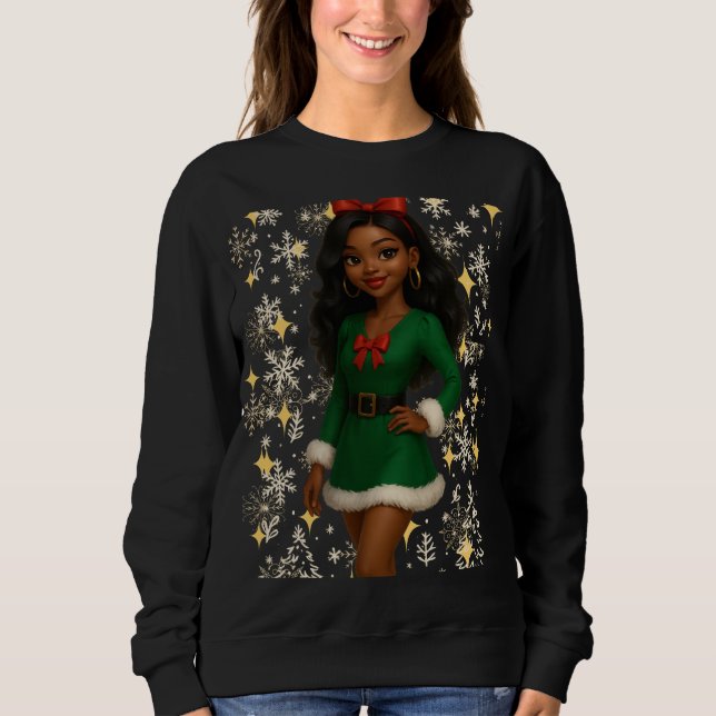 Camiseta Funny 3D Cartoon Ugly Christmas Sweatshirt  (Frente)