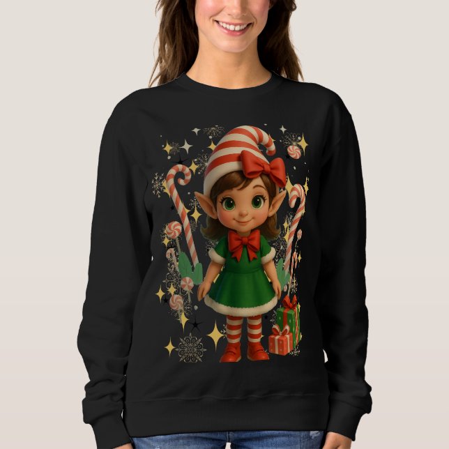 Camiseta Funny 3D Cartoon Ugly Christmas Sweatshirt (Frente)