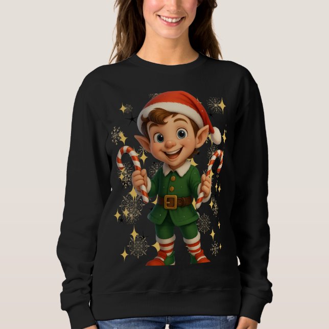 Camiseta Funny 3D Cartoon Ugly Christmas Sweatshirt (Frente)
