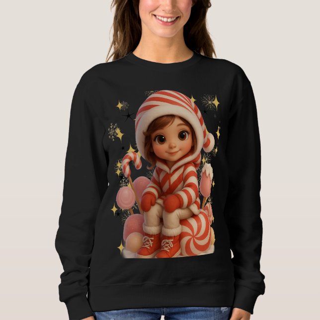 Camiseta Funny 3D Cartoon Ugly Christmas Sweatshirt  (Frente)