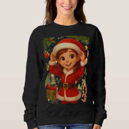 Camiseta Funny 3D Cartoon Ugly Christmas Sweatshirt
