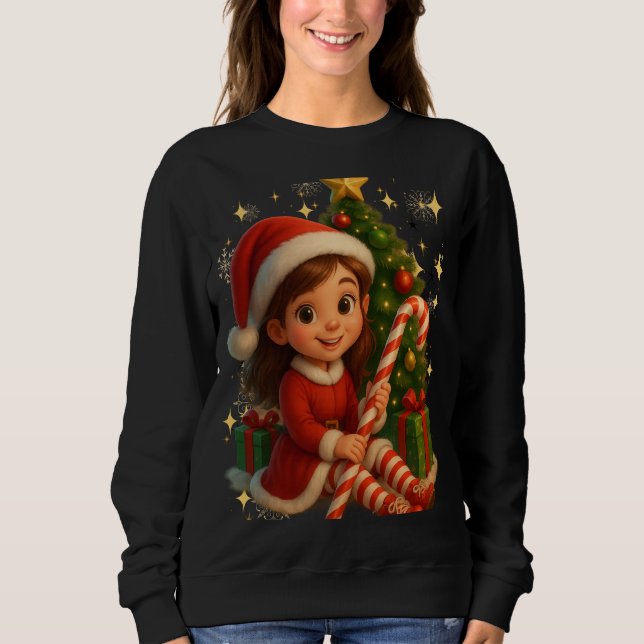 Camiseta Funny 3D Cartoon Ugly Christmas Sweatshirt  (Frente)