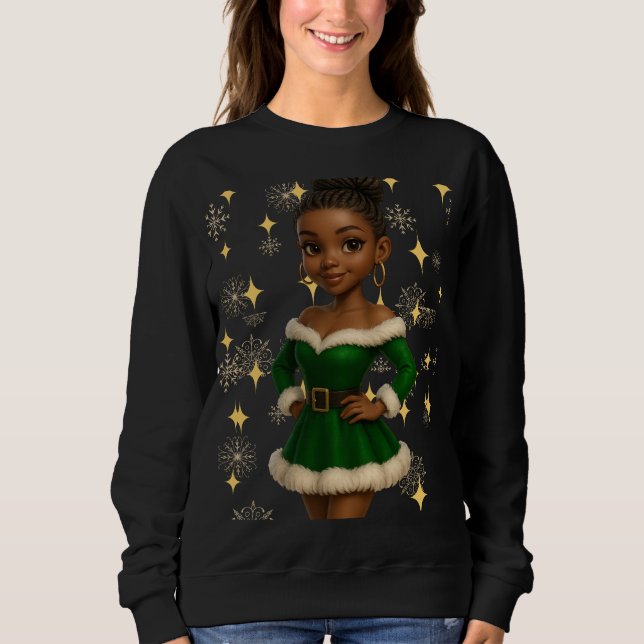 Camiseta Funny 3D Cartoon Ugly Christmas Sweatshirt  (Frente)