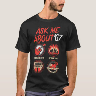 Camiseta Funny 67 History Teacher Teacher 6 7 Funny Overuse