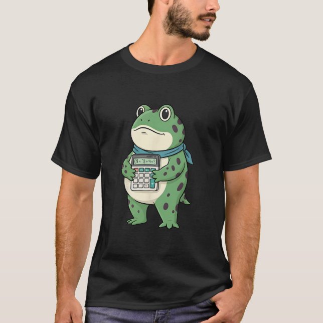 Camiseta Funny 67 Meme Pemdas Math Teacher Six Seven Frog  (Frente)