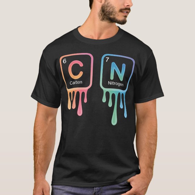 Camiseta Funny 67 Meme Science Chemistry Nerd Humor Periodi (Frente)