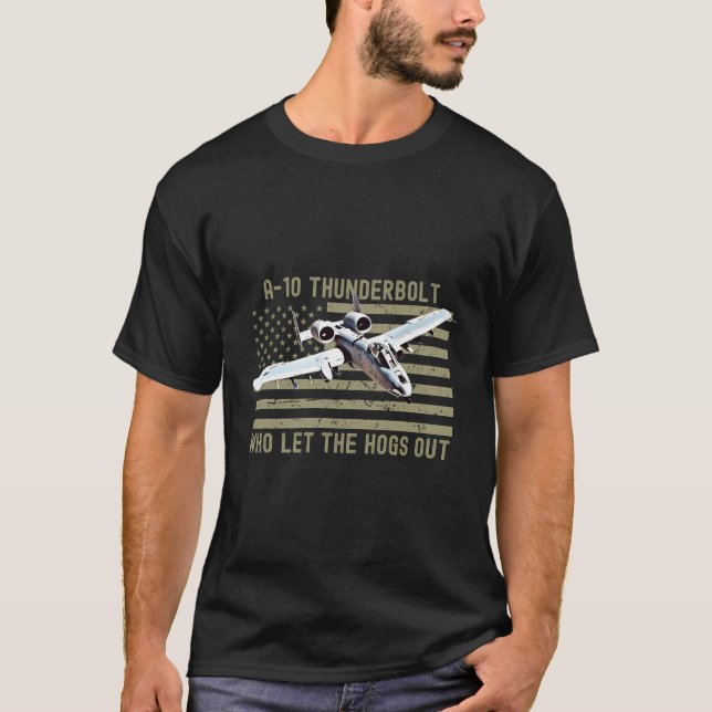 Camiseta Funny A10 Thunderbolt Warthog Brrrt Que Deixou (Frente)