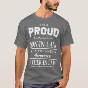 Camiseta Funny Affine Humor Orgulhoso SonInLaw of Awmanuten