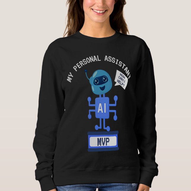 Camiseta Funny AI MVP Personal Assistant Productivity (Frente)