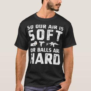 Camiseta Funny Airsoft Balls Duro Airsofte Sport Airsofte