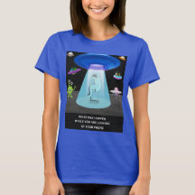 Funny Alien Abduction Phone Distraction Sci-Fi Hum