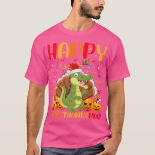Camiseta Funny Alligator Amante de os animais Happy Alligat