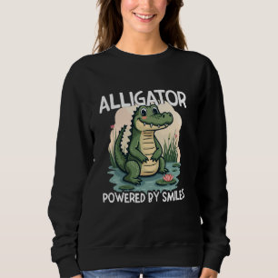 Camiseta Funny Alligator Lover Crocodile Gator Cartoon Wome
