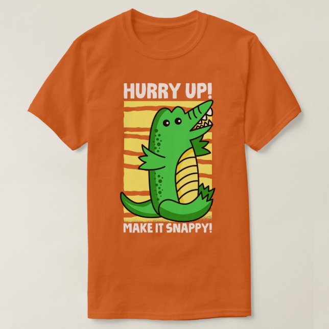 Camiseta Funny Alligator Lover e Zookeeper Kids Crocodilo (Frente do Design)