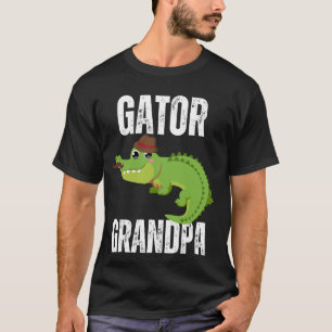 Camiseta Funny Alligator Roupa Charming Gator Grandpa Cro