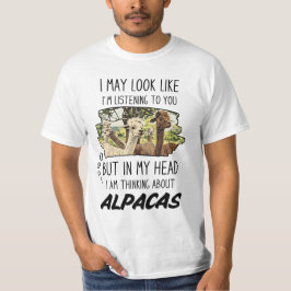 Camiseta Funny Alpaca Lover