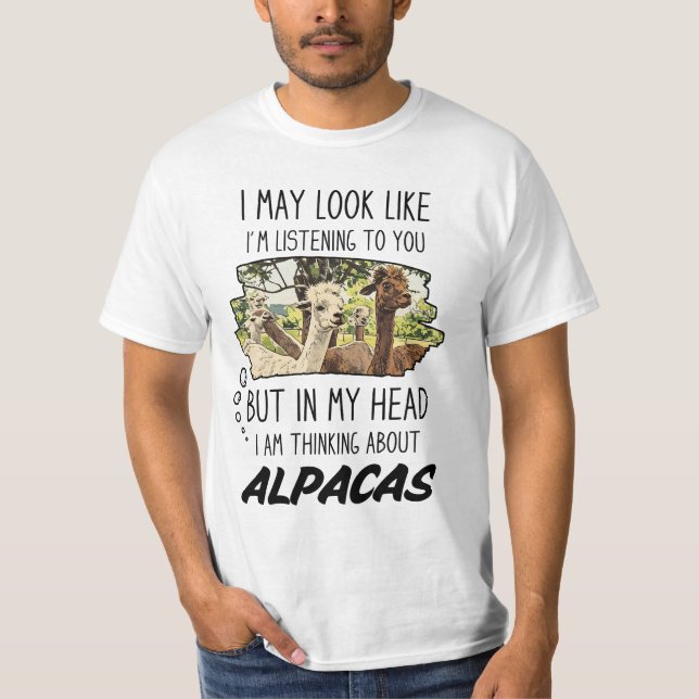 Camiseta Funny Alpaca Lover (Frente)