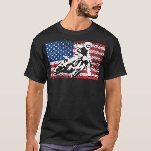 Camiseta Funny American Flat Motorcycle Gift Legal k Bik