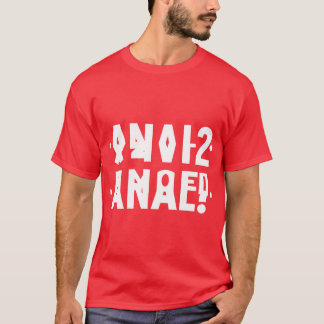 Camiseta Funny Anal Hidden Message Anal Russian Letter 2021