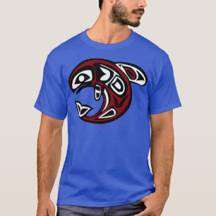 Camiseta Funny and Cool Tribal Whale Totem Art Design