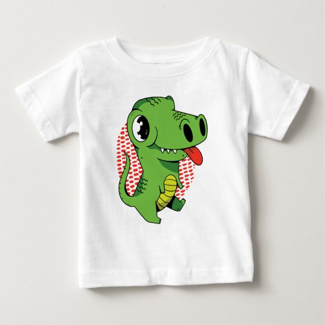 Camiseta Funny And Cute Baby Dinosaur (Frente)