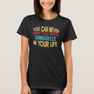 Camiseta Funny Annabelle Personalizou Tshirt Nome Jok