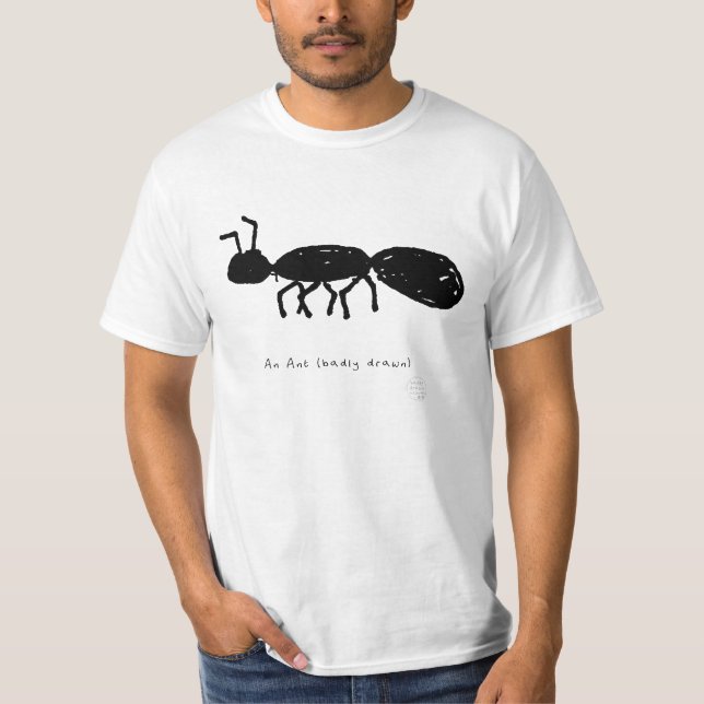 Camiseta Funny Ant - Presente Mal Desenhado (Frente)