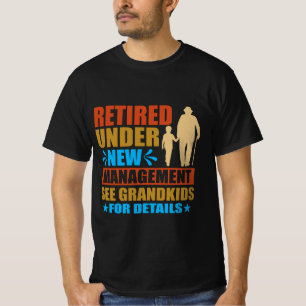 Camiseta Funny aposentou novos Netos de gestão vovô