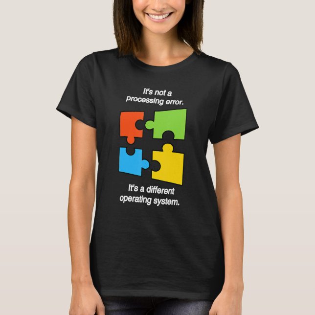 Camiseta Funny April Autism Awareness Ribbon Puzzle Autisti (Frente)