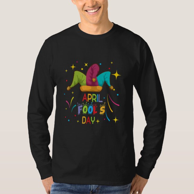 Camiseta Funny April Fools Day Brincadeira Kit 1rua Piadas  (Frente)