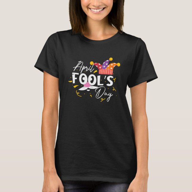 Camiseta Funny April Fools Day Cote Brincadeiras 1º de abri (Frente)