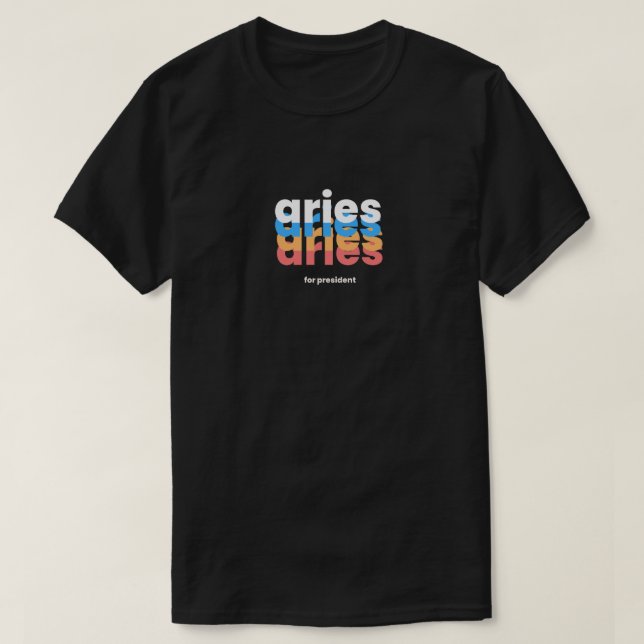 Camiseta Funny Aries Zodiac (Frente do Design)