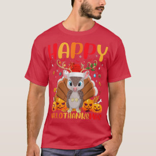 Camiseta Funny Armadillo Amante de os animais Happy Armadil