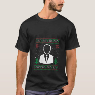Camiseta Funny Assistente Diretor Santa Hat Ugly Christmas