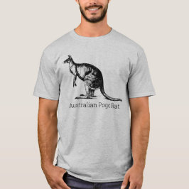 Camiseta Funny AUSTRALIANA POGO RAT Kangaroo
