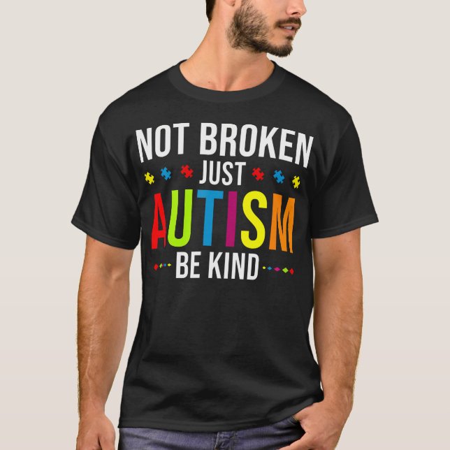 Camiseta Funny Autism Awareness Support Autistic Youth (Frente)