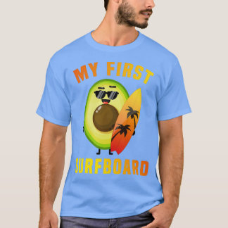 Camiseta Funny Avocado Surfing presentes para o amante do s