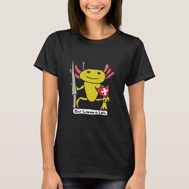 Camiseta Funny Axolotl Knight (Frente)