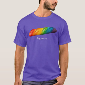Camiseta Funny Baguette Rainbow Faguette LGBTQ Pride Month 