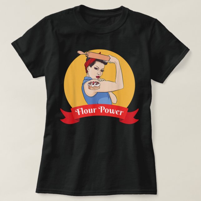 Camiseta Funny Baking Baker Pastry Chef Gift For Women  (Frente do Design)